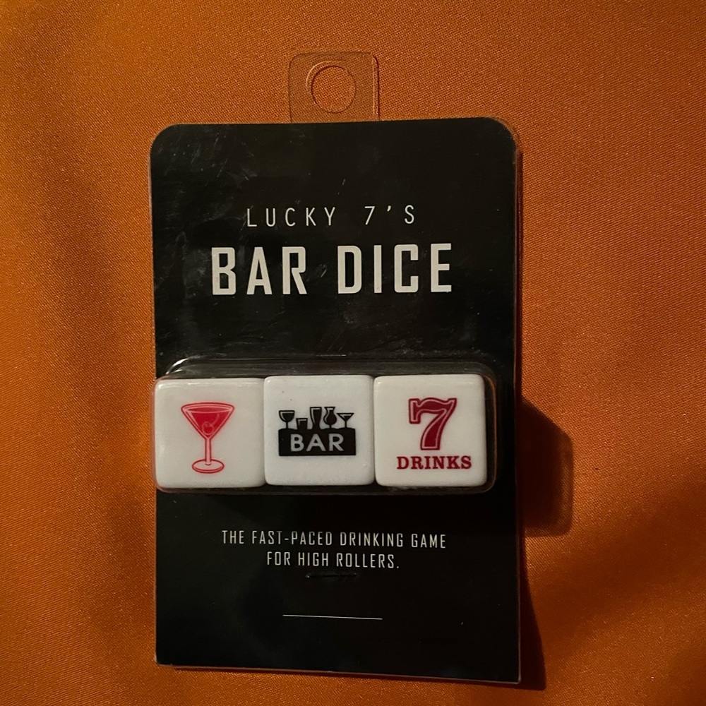 NEW Lucky 7’s Bar Dice Game - Fast Paced Drinking Game
